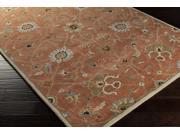 Surya Rug CAE1119 4SQ 4 ft. Square Red and Pink Hand Tufted Area Rug