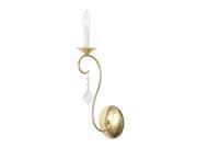 Livex Lighting Chesterfield Pennington Wall Sconce in Polished Brass 6421 02
