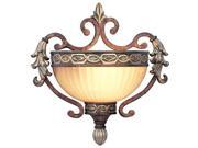 Livex 8540 64 Seville Wall Sconce Palacial Bronze with Gilded Accents