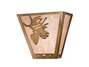 Meyda Tiffany 23905 13 Inch W Diamond Trim Wall Sconce Ac Sm