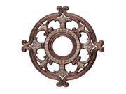 Livex 8218 64 Ceiling Medallion Palacial Bronze with Gilded Accents
