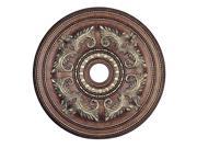 Livex 8210 64 Ceiling Medallion Palacial Bronze with Gilded Accents