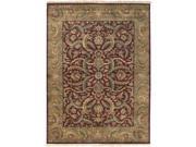 Surya Rug TJ59 86116 Rectangle Burgundy Hand Knotted Area Rug 8 ft. 6 in x 11 ft. 6 in.