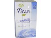 Dove U BB 1511 Gentle Exfoliating Moisturizing Cream Beauty Bar 6 x 4.20 oz Soap