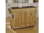 Home Styles 9200 1017G Create a Cart Natural Finish with Cherry Top