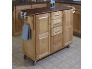 Home Styles 9100 1017G Create a Cart Natural Finish with Cherry Top