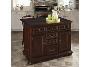 Home Styles 5528 948G Colonial Classic Kitchen Island w Granite Top and Two Stools