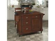 Home Styles 5520 958 The Aspen Collection Kitchen Cart and Two Stools