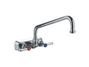 Whitehaus WHFS9801 08 C 2 Handle Laundry Faucet in Polished Chrome