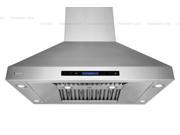 XtremeAir PX07 I36 36 Wide 900 CFM Easy Clean swing able baffle Filters Stainless Steel Island Mount Range Hood