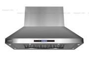 XtremeAir PX07 I48 48 Wide 1600 CFM Easy Clean swing able baffle Filters Stainless Steel Island Mount Range Hood