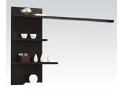 Acme Furniture 02474 Malloy Espresso Top and Wall Shelf