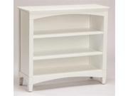 Bolton Furniture 6665500 Essex Low Bookcase White