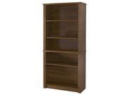 Bestar 99700 1169 Prestige Plus modular bookcase in Chocolate finish