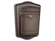 Architectural Mailboxes 2540RZ Maison Locking Wall Mount Mailbox Oil Rubbed Bronze