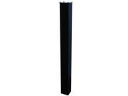 Mail Boss 7121 In Ground 43 in. Steel Mail Box Post Black