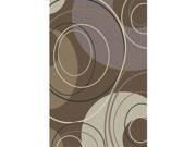 IMS 28680485115103 3 ft. x 5 ft. HIGH QUALITY AREA RUG SOLARIS PATTERN GRAY