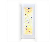 A19 G1C Gemstones Wall Sconce White Satin Jewel Collection