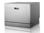 SUNPENTOWN SD 2202S SPT 6 Place Setting Silver Countertop Dishwasher with Delay Start