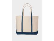 Peerless CAN02L Navy Large Sailing And Boat Tote Bag Navy
