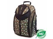 Mobile Edge MEBPE9D ECO Backpack Green with Dots