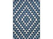 Momeni BAJA0BAJ-5BLU6796 Baja 6.58 ft. x 9.5 ft. Rug - Blue Momeni BAJA0BAJ-5BLU6796 Baja 6.58 ft. x 9.5 ft. Rug - Blue