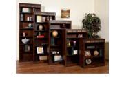 Sunny Designs 2952DC 72 72 in. H Santa Fe Bookcase in Dark Chocolate