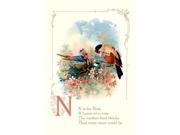 Buy Enlarge 0 587 10963 7C12X18 N is for Nest Canvas Size C12X18