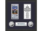 Highland Mint SSSBTK Seattle Seahawks Super Bowl Ticket Collection