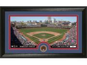 Highland Mint GAME1540K Chicago Cubs Infield Dirt Coin Panoramic Photo Mint