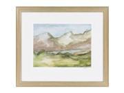 Surya Rug LJ4050 2623 Landscapes and Seascapes Green Frame Wall Art 26 x 23 in.