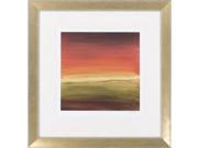 Surya Rug LJ4136 2223 Abstract Red Frame Wall Art 22 x 23 in.