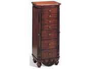 Jewelry Armoire in Antique Cherry by Coaster Furniture