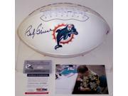 Bob Griese Autographed Hand Signed Miami Dolphins Logo Football PSA DNA