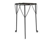 Austram Griffith Creek Designs 28122407 10.25 in. x 15 in. Nelumbo Lotus Planter Stand Leather Black