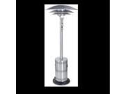 Uniflame ES5000COMM COMMERCIAL OUTDOOR PATIO HEATER TRIPLE DOME304 STAINLESS STEEL WHEEL KIT INCLUDED