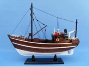 Handcrafted Model Ships FB208 Fishing Impossible 19 in. Decorative Fishing Boat