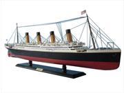 Handcrafted Model Ships Britannic40 RMS Britannic Limited 40 in. Decorative Cruise Ship