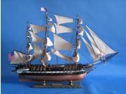Handcrafted Model Ships B0802C USS Constitution Limited 38 in. Decorative Tall Model Ship