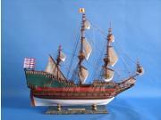 Handcrafted Model Ships A0702 Batavia 31 in. Decorative Tall Model Ship