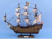 Handcrafted Model Ships San Felipe 14 San Felipe 14 in. Warships from the Age of Sail Decorative Accent