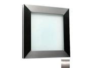 WPT Design Basic Pared BS PY One Light Nickel Wall Light Sconce Pythagoras Brushed Stainless