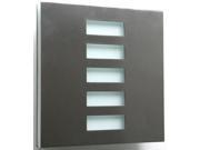 WPT Design Basic Pared PS JA Sconce Jalousie Polished Stainless