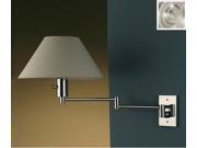 WPT Design Imago Pared BN Imago Pared Swing Arm Sconce Brushed Nickel