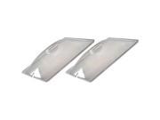 BroilKing CL 2 Two 1 2 Size Clear Plastic Lids