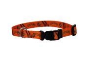 DoggieNation 716298230080 Small Cincinnati Bengals Dog Collar