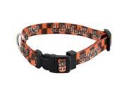 DoggieNation 716298104770 Small Cleveland Browns Dog Collar