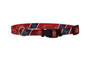 DoggieNation 716298567247 Medium Houston Texans Dog Collar