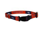 DoggieNation 716298231308 Medium Denver Broncos Dog Collar