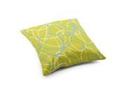 Zuo Modern 703290 Bunny Large Pillow Olive Green base with pattern